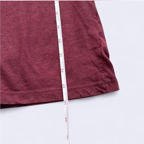 Aeropostale burgundy short sleeve top - Picture 5 of 6